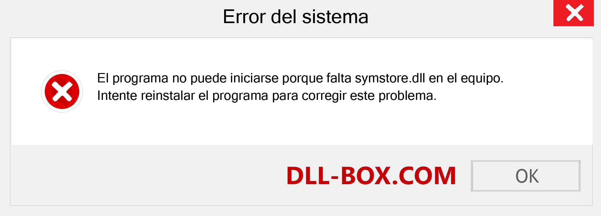 ¿Falta el archivo symstore.dll ?. Descargar para Windows 7, 8, 10 - Corregir symstore dll Missing Error en Windows, fotos, imágenes